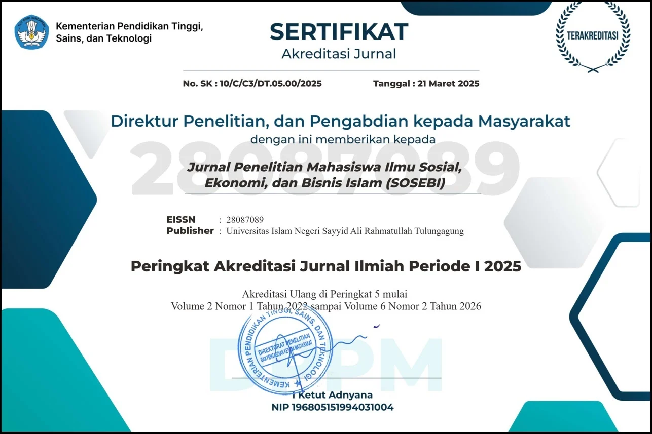 Sertifikat Akreditasi SOSEBI